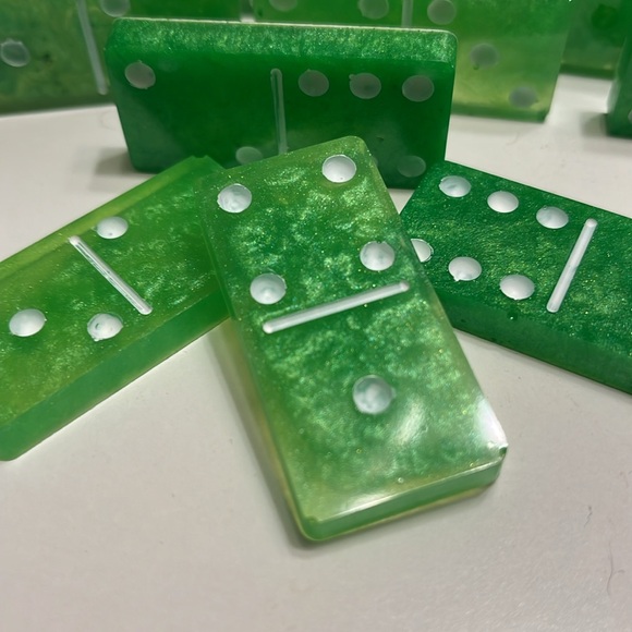 Custom Handmade complete Dominos Set (28 pieces) - Picture 6 of 8